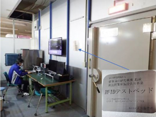RFIDテストベッド　電波暗室外観